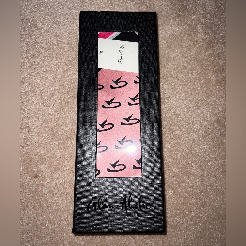 Glamaholic Lifestyle - Medium Monogram Silk Scarf Pink